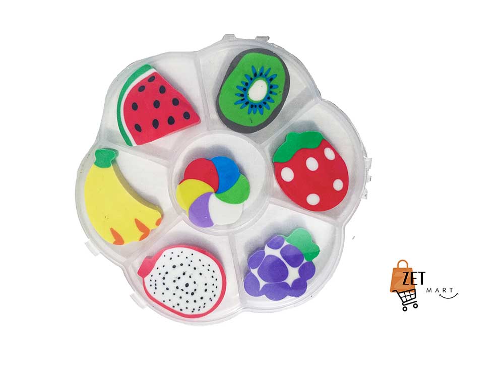 Zetmart Fruits Shape Erasers